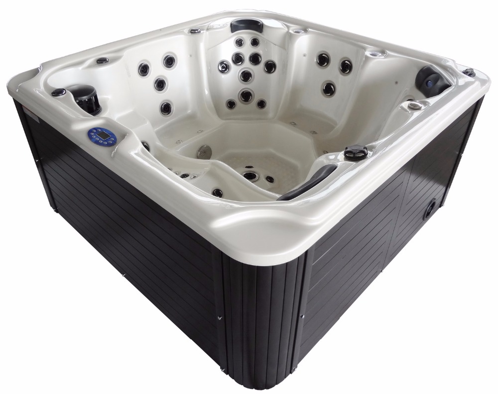102 Outdoor spa bath whirlpool bathtub for 6 person with 1 lounger