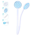 Body Bath Massager Applicator Head With Cover Long Handled Lotion Oil Cream Body Leg Bath Brush Massage Back-Rubbing Brush