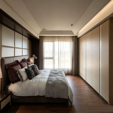 Integrated Custom Storage Cabinet Connecting Bedroom Balcony