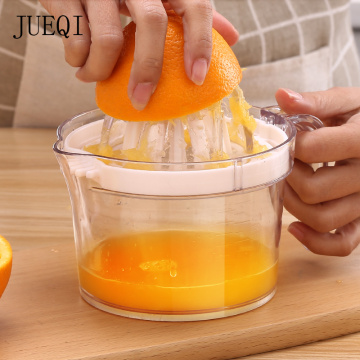 JueQi Citrus Sunkist Orange Lemon Hand Squeezer Mini Press Fruit Manual Juicer kitchen Reamer Lime Big Capacity Blender Juicer