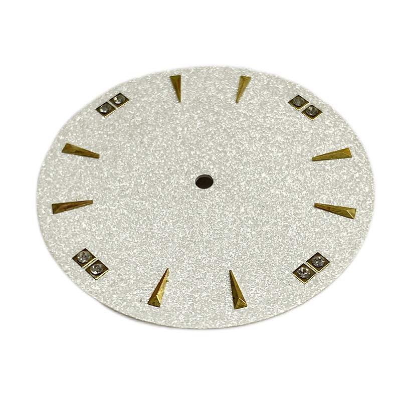 full diamonds watch dial