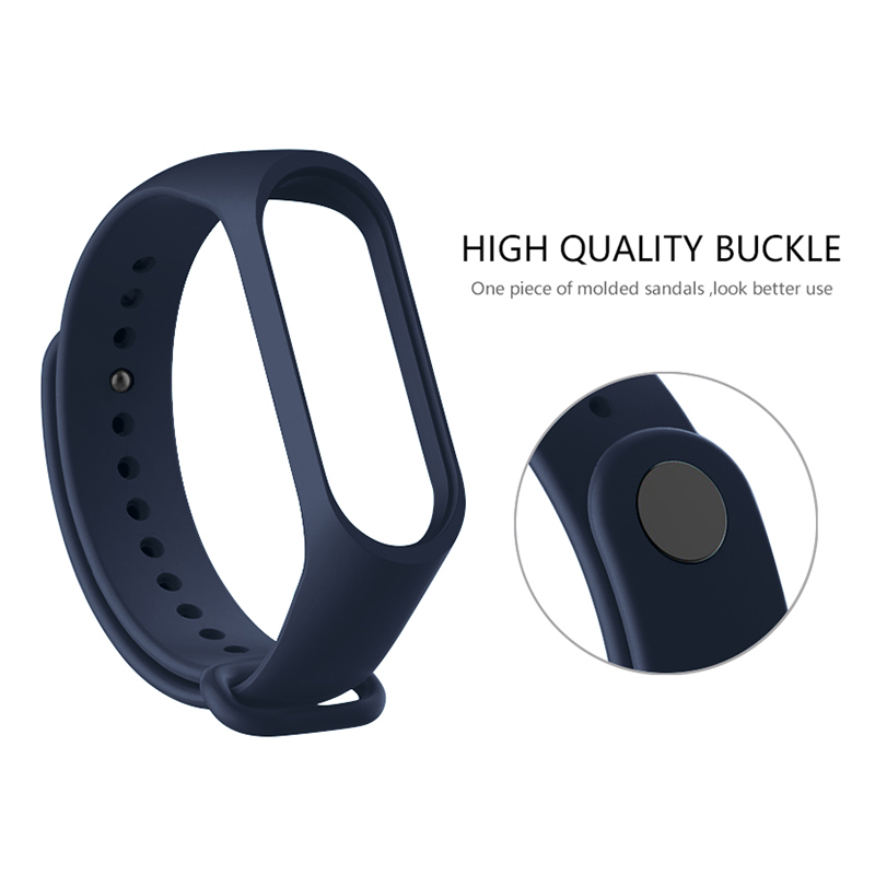 Strap For Xiaomi Mi Band 5 4 3 Silicone Wristband Bracelet Replacement For Xiaomi Band 4 MiBand 5 4 3 Wrist Color TPU Strap