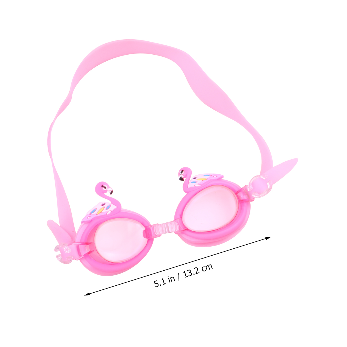 Adjustble Kids Swim Goggles Anti-Fog Cartoon Children Swimming Glasses Swan Decorative Beach Pool Accessories Eyewear