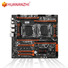 HUANANZHI X99 F8D X99 Motherboard Intel Dual CPU X99 LGA 2011-3 E5 V3 DDR4 RECC 256GB M.2 NVME NGFF USB3.0 E-ATX Server