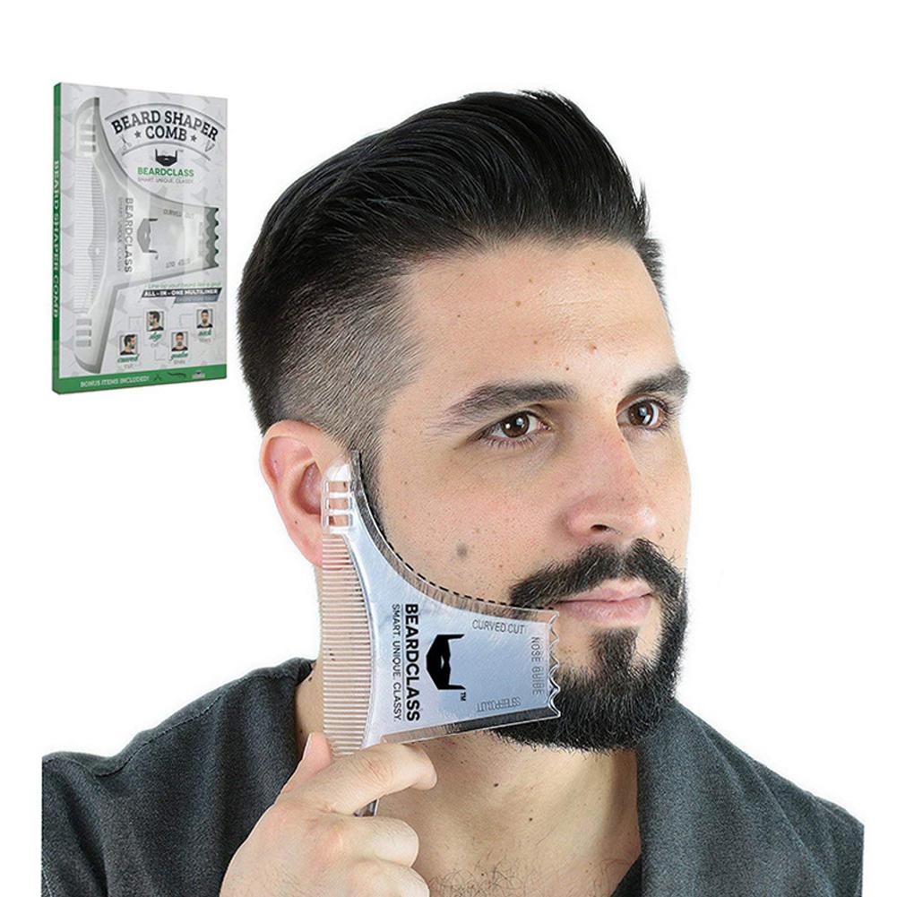 Beard Shaping Styling Template Beard Comb for Men Shaving Hair Beard Mustache Care Styling Tools Trim Template Combs