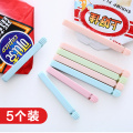 Bag Sealing Clips Packages Clamp Pegs Kitchen Accessories Sealer Storage Food Snack Plastic for Food Portable Plastic 5pcs