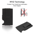 DIENQI Slim Aluminum Metal Anti RFID Blocking Credit Card Holder Minimalist Wallet Men Business Bank id Cardholder Pocket Bag