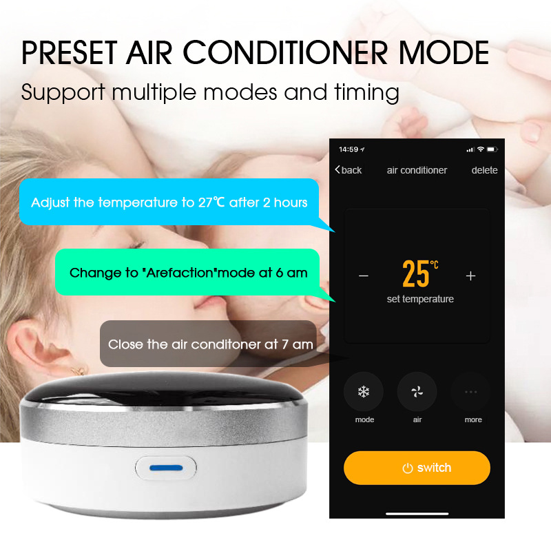 Intelligent Smart Remote Controller WIFI+IR Switch Automation Home Air Condition TV Google TUYA Voice Contro Smart Life Universa