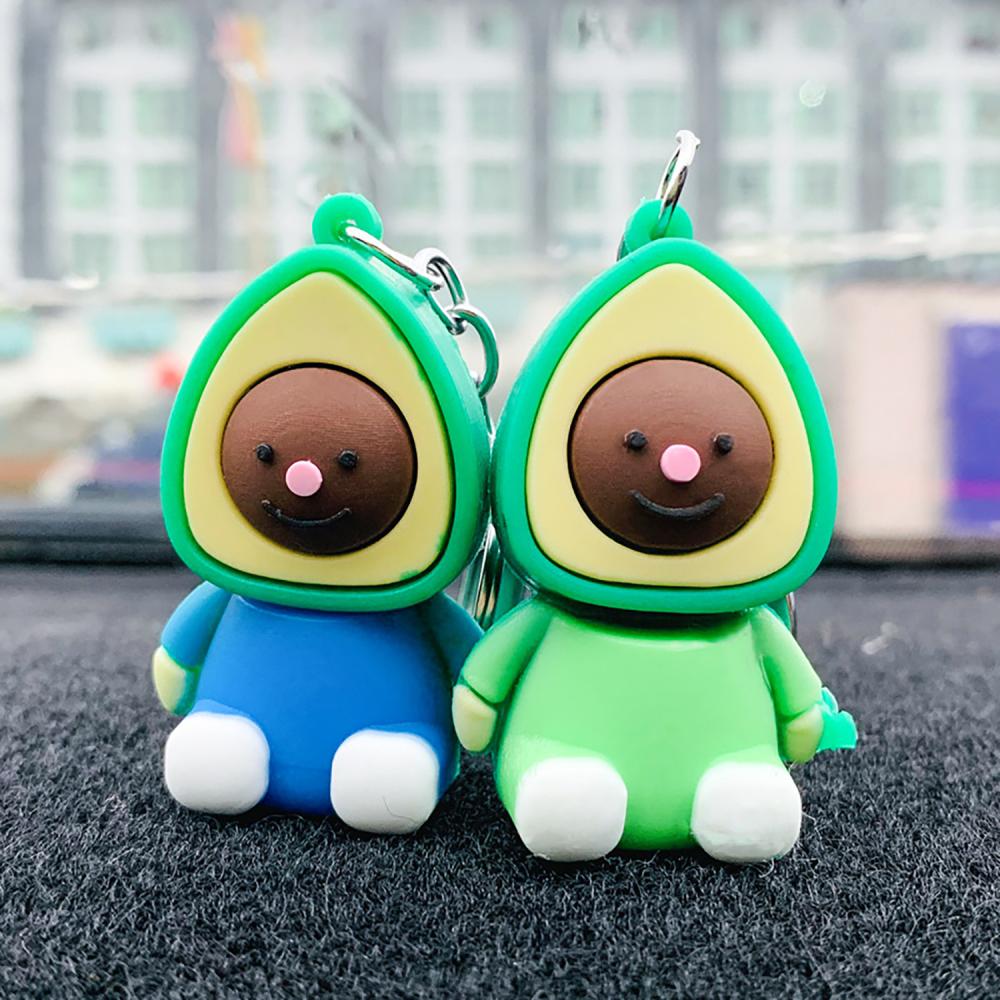 Cute Avocado Key Ring Used for Hanging Bag Accessories Chain Bag Pendant Jewelry various occasions Valentine's Day Birthday