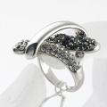 Wholesale Small flower Classic Fashion Ring Gold and Silver color