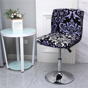 Elastic Spandex Chair Cover Bar Stool Hotel Restaurant Front Desk Office Seat Low Back Chair Cover Home Dinning Chair Seat Cover
