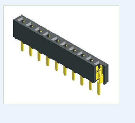 2.00mm(.079") PCB DIP Type Single Row Female Header