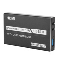 4K HDMI Game Video Capture Card 1080P Grabber Dongle Graphics Card For OBS Capturing Game Live Streaming Broadcast To USB 3.0
