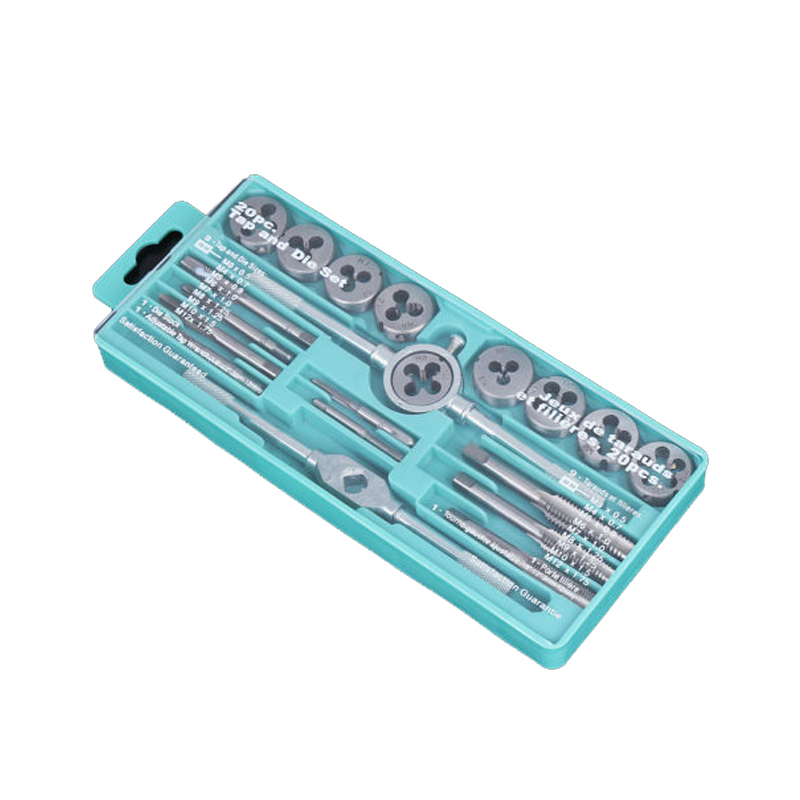 20/40pcs tap die set M3-M12 Screw Thread Metric Taps wrench Dies DIY kit wrench screw Threading hand Tools Alloy Metal with bag