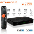 2020 New Satellite tv receiver GTMEDIA V7 Pro DVB-S2/S2X+DVB-C tv tuner update from V7 Plus support 4G dongle USB wifi decoder