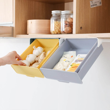 Kitchen Storage Drawer Box Self Stick Pencil Tray Table Organizer Box Under Desk Stand Hidden Under-drawer Storage Holder Case