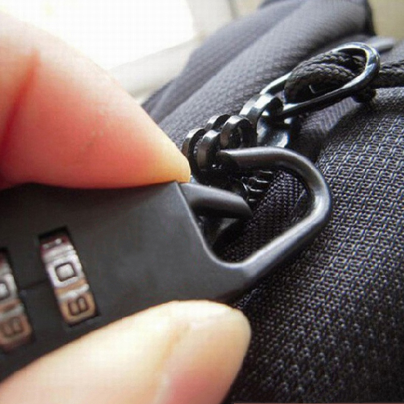 Alloy Combination Code Number Lock Padlock Luggage Lock for Zipper Bag Backpack Handbag Drawer Cabinet Lock