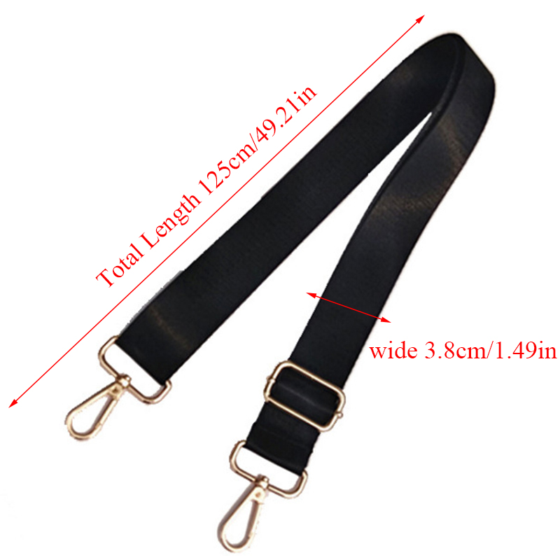 Fashion Cotton Woven Belt Bag Strap Adjustable Replacement Shoulder Strap Handle for DIY Crossbody Bag Accessories Wide Bag Belt