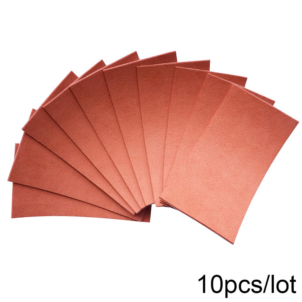 10PCS Self Adhesive 3M Glue Replacement Squeegee Suede Felt 10*5cm Tape Edge For Car Wrapping Window Tint Wraps Scraper A18-10P