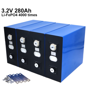 4PCS 3.2V280AH LIFEPO4 battery cell 2020 new Rechargeable Batteries Lithium iron for 12V300AH for RV SOLAR EV EU US TAX FREE