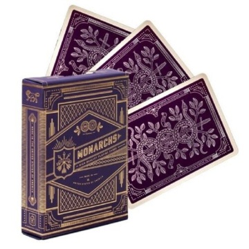 Purple Monarch Playing Cards by Theory11 Monarchs Deck Bicycle USPCC Poker Magic Card Games Magic Tricks Props for Magician