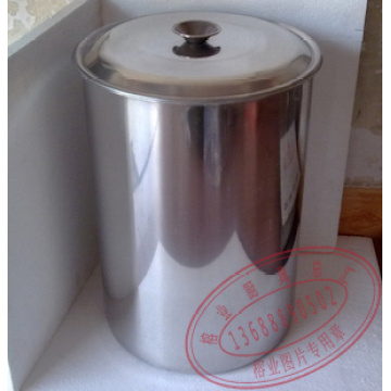 0 Stainless steel large barrel 70L water storage bucket soup stock pot tom bucket milk tea bucket