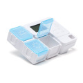 3 Grid Daily Medicine Tablet Pills Storage Box Organizer Case Container with Timer Medicine Storage Box