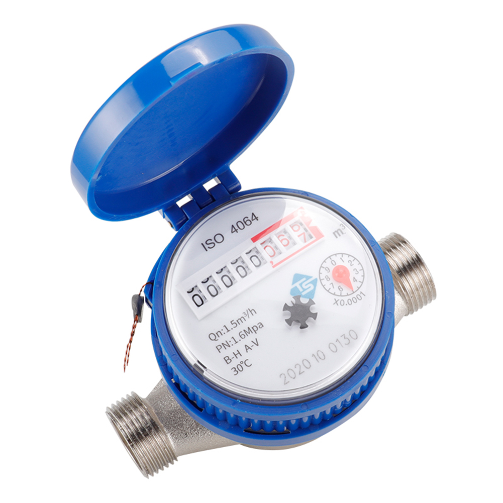 Smart Water Meter Mechanical Rotary Wing Digital Display Combination Pointer Cold Water Meter Flow Measuring Instruments