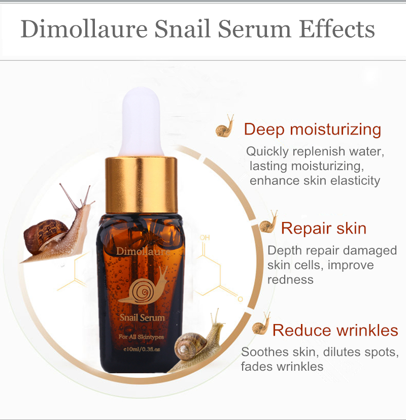 Dimollaure Strong Effect Whitening Cream + Snail Serum Anti-Aging Moisturizing Remove Freckle melasma pigment Melanin sunburn