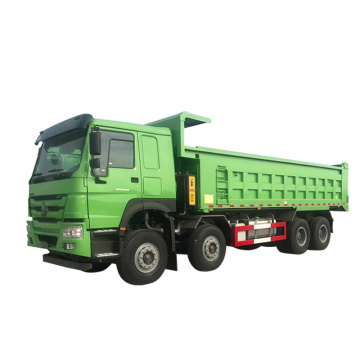 construction site sino 8x4 wheeler dump truck