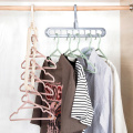 9 Holes Folding Clothes Hangers For Clothes Drying Rack Multi-function Clothes Rack Closet Organizer Space Saving Clothes Rack