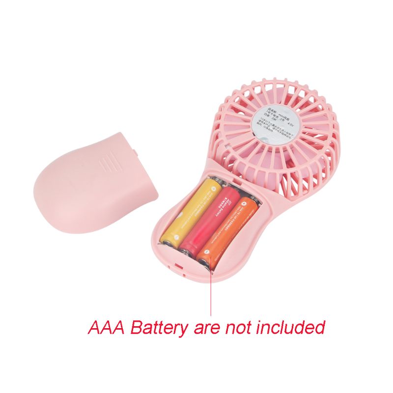 Lovely Mini Portable Pocket Fan Cool Air Hand Held Travel Cooler Cooling Battery Powered Blower Electric Coolers Mini Fans