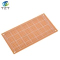 10pcs Single Side Wholesale universal 5x10cm Solderless PCB Test Breadboard Copper Prototype Paper Tinned Plate Joint holes DIY