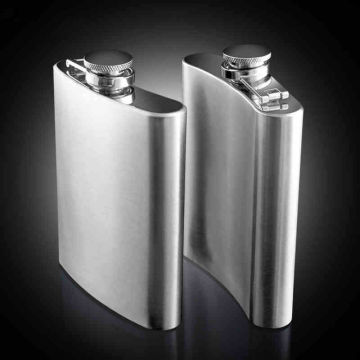 Stainless Steel Pocket Hip Flask Liquor Whiskey Alcohol Pocket Wine Bottle Screw Cap&Funnel 7 8 10 oz