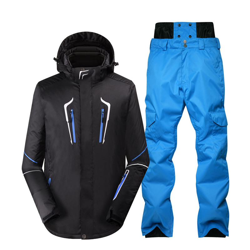 Plus size Jacket and pant Men's Snow Suit Wear outdoor sports special Snowboarding Clothing windproof waterproof Ski suit sets