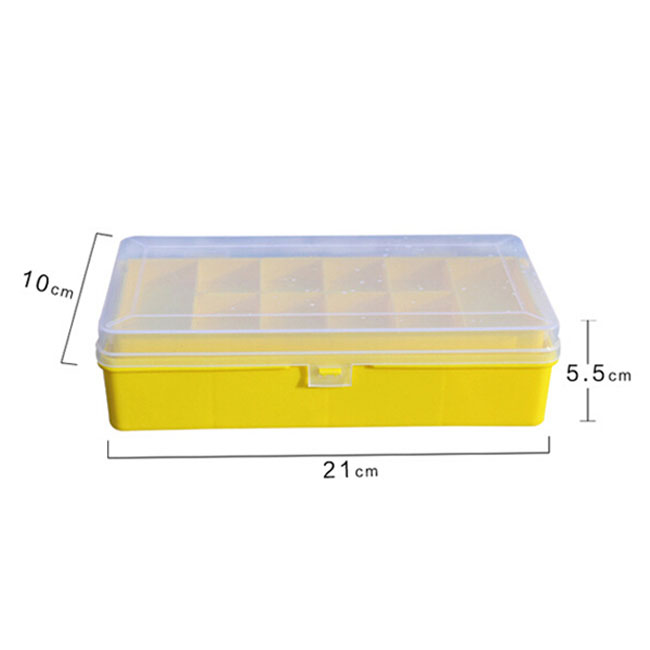Portable Lightweight Transparent Cover Professional Double layer Sea Fishing Boxes Foldable Design Fishing Tackle Box
