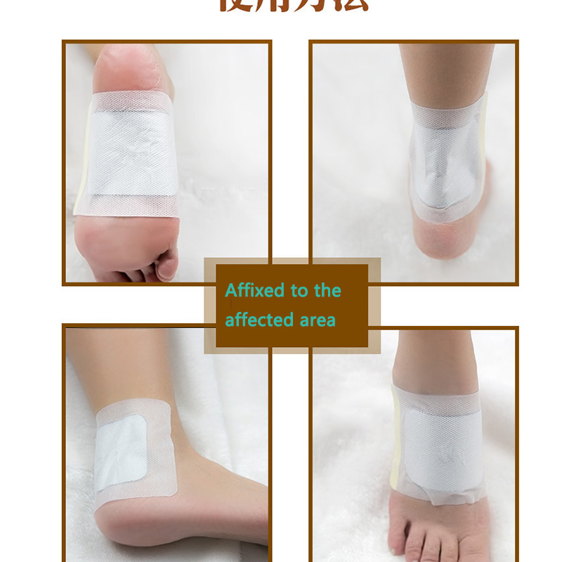8pcs/lot Heel Pain Plaster Pain Relief Patch Herbal bone spurs achilles tendonitis Patch Foot Care Treatment Patches