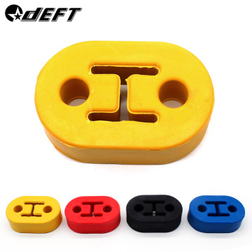 DEFT Universal Automobile Exhaust Tail Pipe Mount Brackets Hanger Insulator Automotive Accessories 2 Holes Rubber