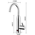 Kitchen Electric Instant Hot Water Heater Faucet for Bathroom Tankless Instantaneous Hot Water Tap with Temperature Display