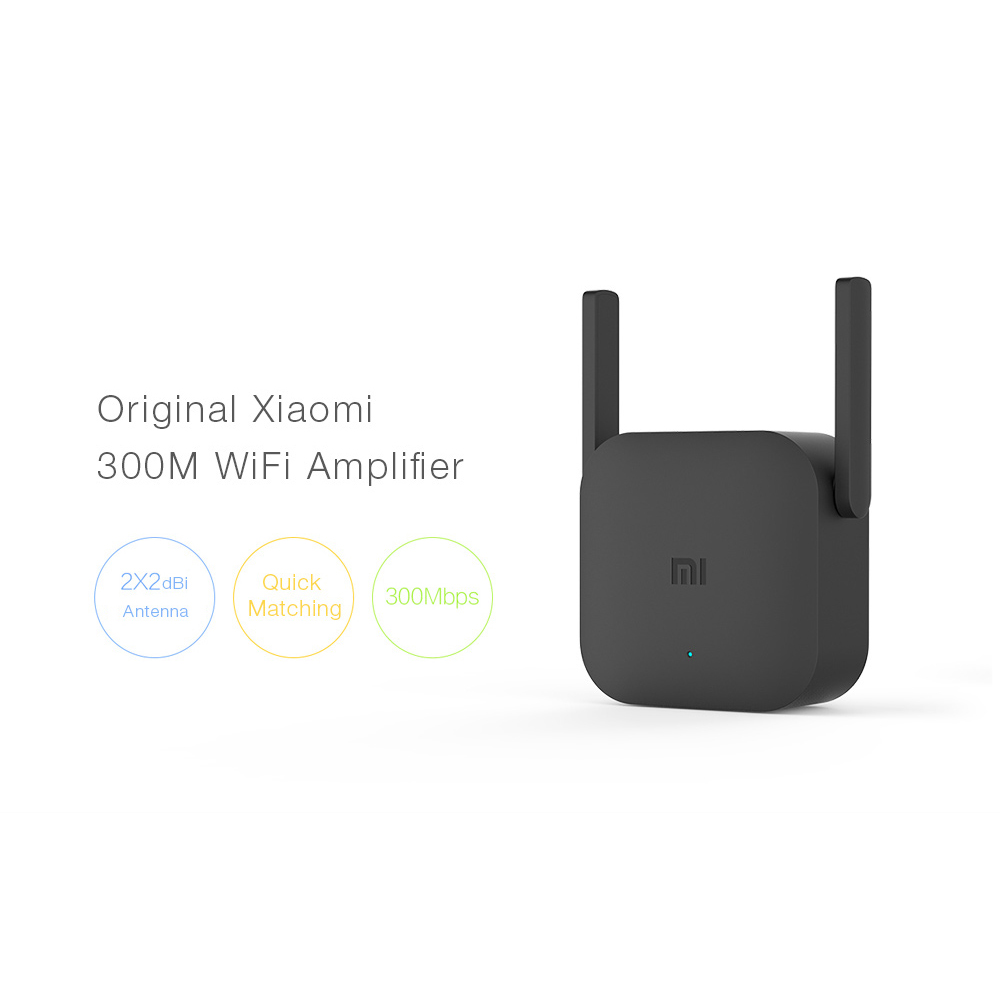 Original Xiaomi WiFi Router Amplifier Pro Router 300M Network Expander Repeater Power Extender Roteador 2 Antenna Home Office
