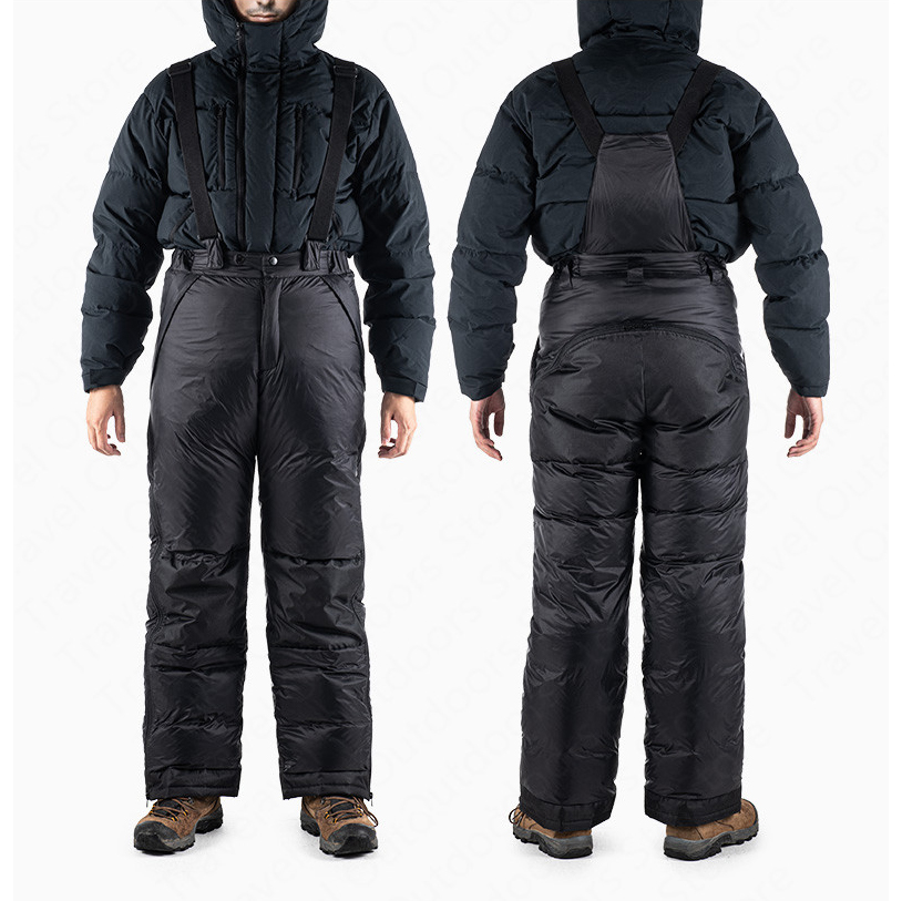 Naturehike Men's Pants Insulated Windproof Water-repellent Bib Overalls Winter Camping Outdoor Sports trousers Suspenders