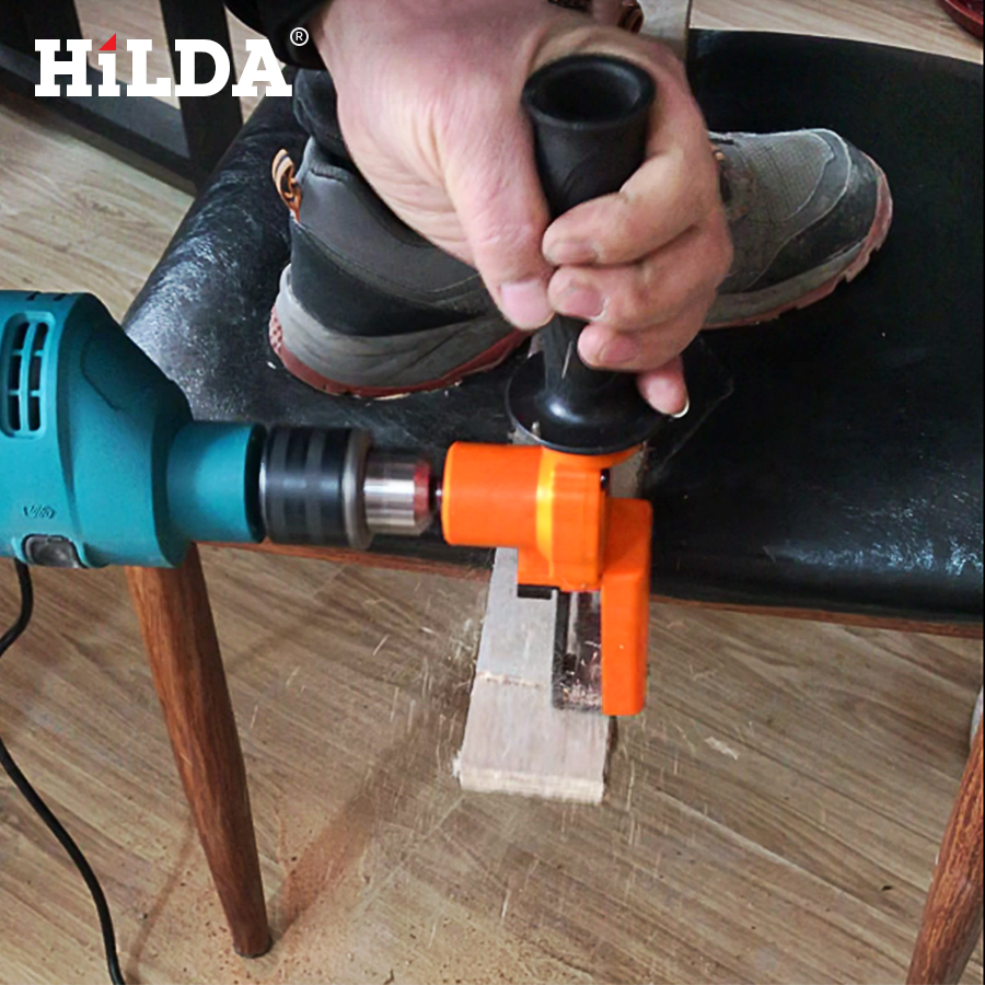 HILDA Cordless Reciprocating Saw Metal Cutting Wood Cutting Tool Electric Drill Attachment With Blades Power Tool