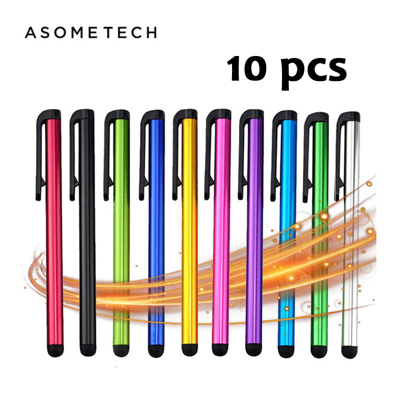 10 PCS/Lot Capacitive Touch Screen Stylus Pen For IPad Air Mini For Samsung xiaomi iphone Universal Tablet PC Smart Phone Pencil