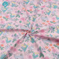 Fabric Meters Rabbit Rose Tulip Printed Cotton Fabrics for Sewing Girls Dresses Baby Nest Blankets Clothes DIY Sewing Tissu