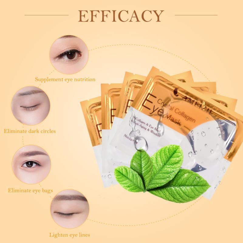 1pair Collagen Eye Mask Moisturize Anti-aging Anti-wrinkle For Eye Dark Circle Eye Bag Remove TSLM1