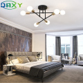 Modern LED Indoor Pendant Lamp With 15CM Bars Living Room Bedroom Black Golden Special Home Lighting Fixtures AC110V/220V[XA-25]