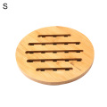 Bamboo Trivet Non-Slip Heat Resistant Hot Pot Holder Mat Pads Coffee Tea Cup Holder Table Decorative for Hot Pans Dishes Coaster