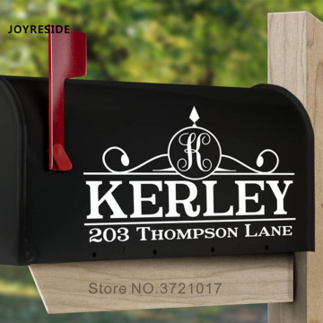 Mailbox Decoration Stickers Vinyl Personalized Street Names Address Custom Wall Sticker Decal Mailboxes Art Design Boxes M439
