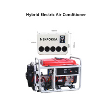 Excavator, construction machinery, bulldozer, truck gas oil electric hybrid refrigeration air conditioner 24V