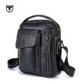 New Genuine Leather men's Crossbody Shoulder bag Vintage Cowhide Messenger Bag for male Small Casual handbag